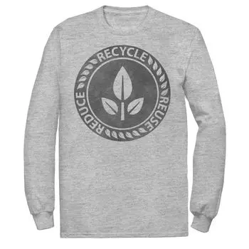 Мужская футболка с логотипом Disney/Pixar Wall-E The Three R's Leaf Licensed Character