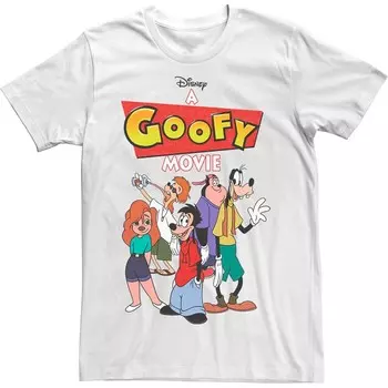 Мужская футболка с логотипом Disney's A Goofy Movie Group Shot, белый