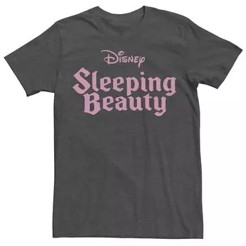 Мужская футболка с логотипом Disney's Sleeping Beauty, цвет Charcoal Heather