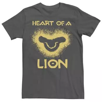 Мужская футболка с логотипом Disney The Lion King Heart Of A Lion Young Simba