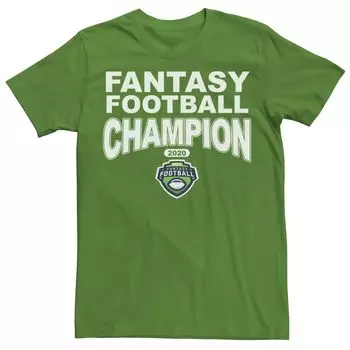 Мужская футболка с логотипом ESPN 2020 Fantasy Football Champion Licensed Character