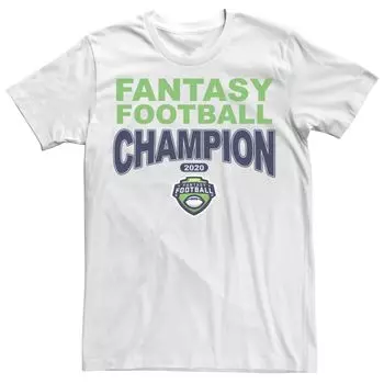 Мужская футболка с логотипом ESPN Fantasy Football Champion Licensed Character