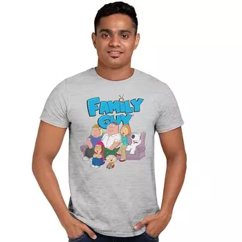 Мужская футболка с логотипом Family Guy Licensed Character, цвет Sport Grey