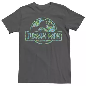 Мужская футболка с логотипом Fossil с изображением тропического дерева «Парк Юрского периода» Licensed Character