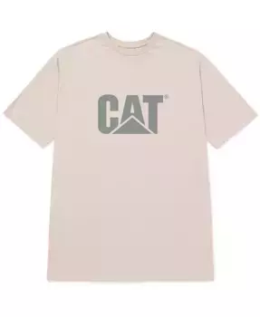 Мужская футболка с логотипом Graphic Cat, коричневый/бежевый