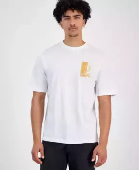 Мужская футболка с логотипом Graphic Hugo Boss, белый