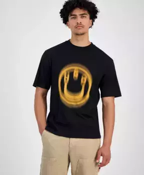 Мужская футболка с логотипом Graphic Hugo Boss, черный