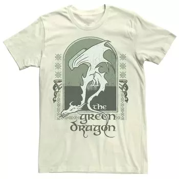 Мужская футболка с логотипом Green Dragon Tavern и рисунком «Властелин колец» Licensed Character