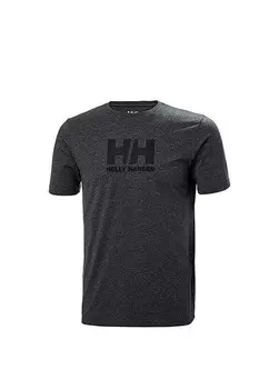 Мужская футболка с логотипом Helly Hansen, черный