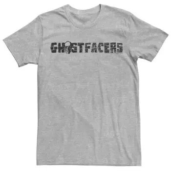 Мужская футболка с логотипом и черепом Supernatural Ghostfacers Licensed Character, цвет Athletic Heather