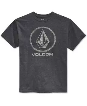 Мужская футболка с логотипом и графическим принтом corpo push Volcom, мульти