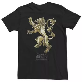 Мужская футболка с логотипом «Игра престолов» Iron Anniversary Lion Licensed Character
