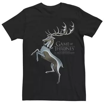 Мужская футболка с логотипом «Игра престолов» Iron Anniversary Buck Licensed Character