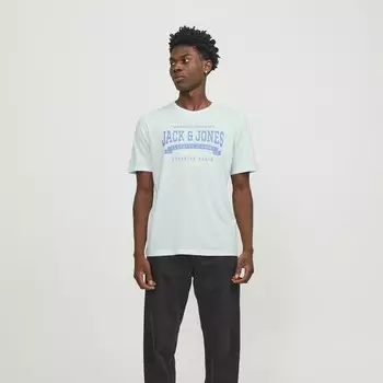 Мужская футболка с логотипом jjelogo Jack & Jones, голубой