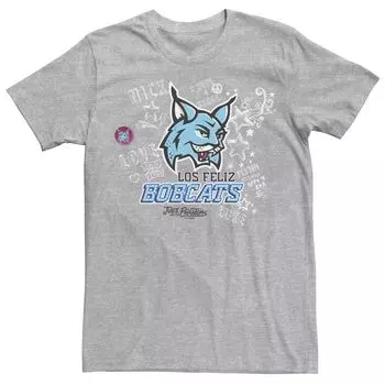 Мужская футболка с логотипом Julie And The Phantoms Los Feliz Bobcats Licensed Character