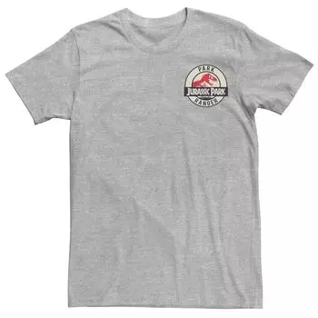 Мужская футболка с логотипом Jurassic Park Ranger и графическим значком Licensed Character