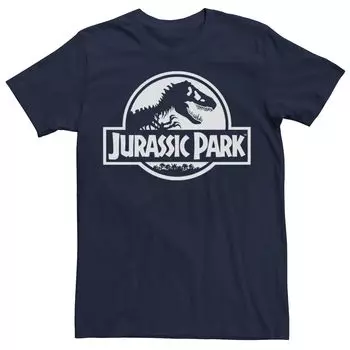 Мужская футболка с логотипом к фильму «Парк Юрского периода» Licensed Character, синий