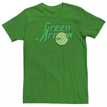 Мужская футболка с логотипом «Лига справедливости» Green Arrow Target Licensed Character