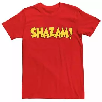 Мужская футболка с логотипом «Лига справедливости Shazam» Licensed Character