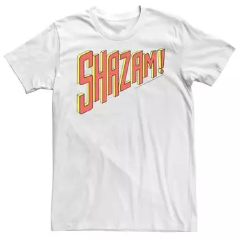 Мужская футболка с логотипом «Лига справедливости Shazam» в стиле ретро Licensed Character