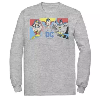 Мужская футболка с логотипом Лиги справедливости The Big Three DC Licensed Character