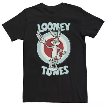 Мужская футболка с логотипом Looney Tunes Bugs Bunny и графическим рисунком Licensed Character