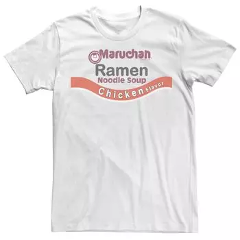 Мужская футболка с логотипом Maruchan Ramen, суп с лапшой, куриным вкусом Licensed Character