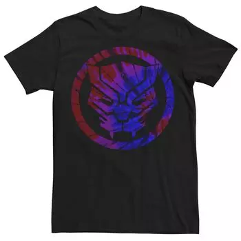 Мужская футболка с логотипом Marvel Black Panther Tie-Dye Licensed Character