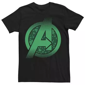 Мужская футболка с логотипом Marvel «День Святого Патрика» и «Мстители» Licensed Character