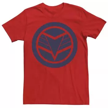 Мужская футболка с логотипом Marvel Falcon And The Winter Soldier Blue Falcon Licensed Character
