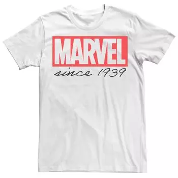 Мужская футболка с логотипом Marvel From Thirty Nine Licensed Character