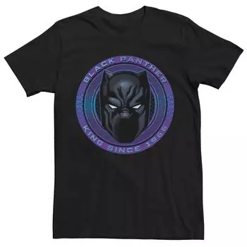 Мужская футболка с логотипом Marvel's Black Panther King с 1966 года Licensed Character