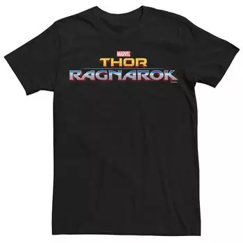 Мужская футболка с логотипом Marvel's Thor Ragnarok Title Licensed Character