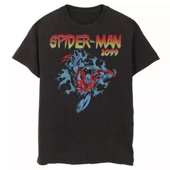 Мужская футболка с логотипом Marvel Spider-Man 2099 в стиле ретро Licensed Character