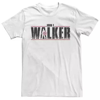Мужская футболка с логотипом Marvel The Falcon and The Winter Soldier John F. Walker Licensed Character