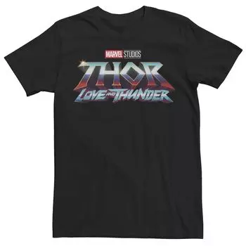 Мужская футболка с логотипом Marvel Thor Love And Thunder Licensed Character