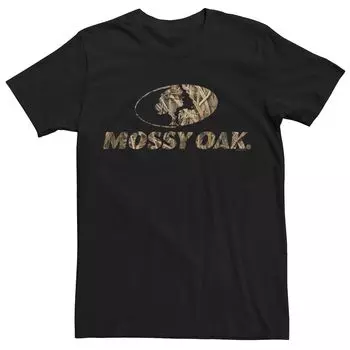Мужская футболка с логотипом Mossy Oak Grass и графическим рисунком Licensed Character