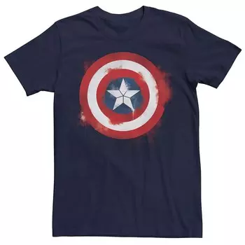 Мужская футболка с логотипом «Мстители: Финал» и щитом Капитана Америки Marvel Licensed Character, темно-синий
