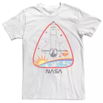 Мужская футболка с логотипом NASA и портретным наполнением Licensed Character