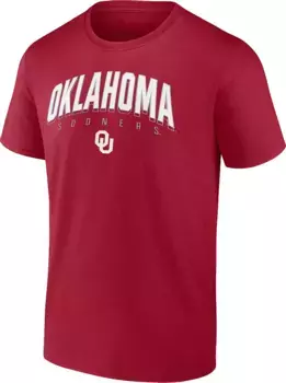 Мужская футболка с логотипом NCAA Oklahomaooners Crimson Skyward Fanatics