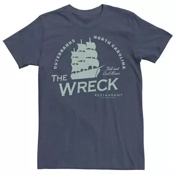 Мужская футболка с логотипом Netflix Outer Banks The Wreck Restaurant Licensed Character