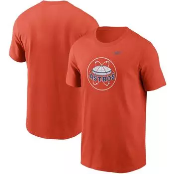 Мужская футболка с логотипом Nike Orange Houston Astros Cooperstown Collection