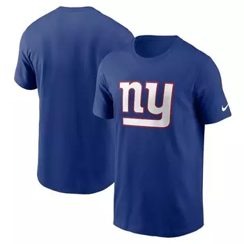 Мужская футболка с логотипом Nike Royal New York Giants Primary, цвет Gia Blue
