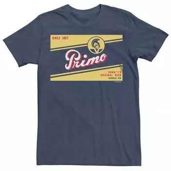 Мужская футболка с логотипом Pabst Primo и графическим рисунком Licensed Character