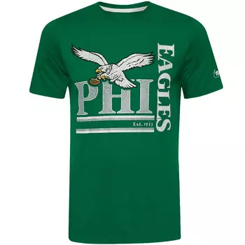 Мужская футболка с логотипом Philadelphia Eagles NFL Nike Triblend
