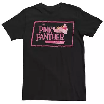 Мужская футболка с логотипом Pink Panther в штучной упаковке Licensed Character