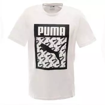 Мужская футболка с логотипом Puma, белый