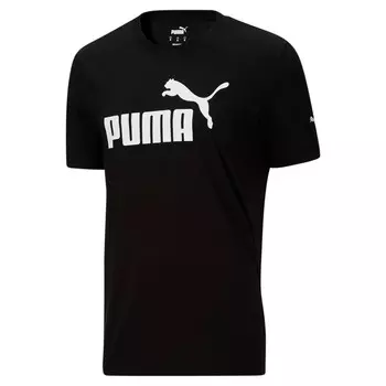 Мужская футболка с логотипом PUMA Essentials, черный