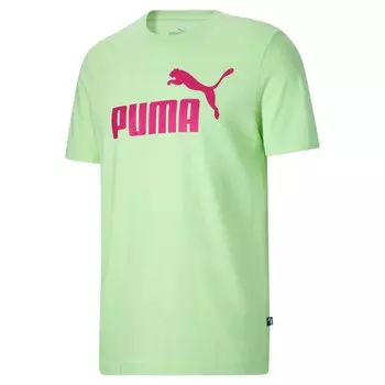 Мужская футболка с логотипом PUMA Essentials, цвет Spring Fern