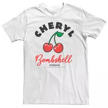 Мужская футболка с логотипом Riverdale Cheryl Bombshell Cherry Licensed Character